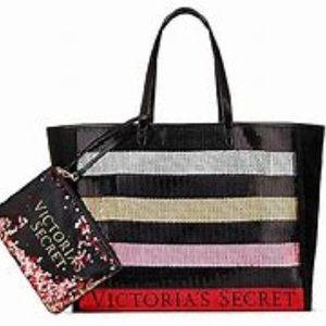 Victoria's Secret Thanksgiving Tote and Makeup Bag